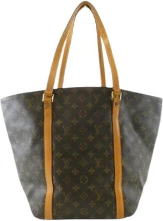 Louis Vuitton Pre-owned Monogram Tote Bag - Dames - Vintage Shopper - Bruin - ONE Size - Vintage