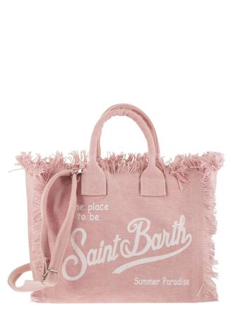 MC2 Saint Barth Colette canvas tas met franjes