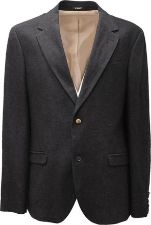 Officina36 Sparkling Wool Jacket - Heren - Blazers - Zwart - 2XL - Wol - Jassen