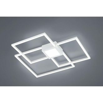 Trio Leuchten Plaf&oacute;n Hydra Dise&ntilde;o Cuadrado Blanco Led 4000k Trio Iluminaci&oacute;n