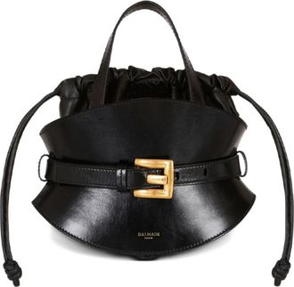 Balmain Black Shuffle Mini Satchel