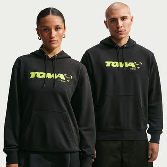 Nike TOMA Nike Mens Soccer Pullover Hoodie in Black | JJ9193-010