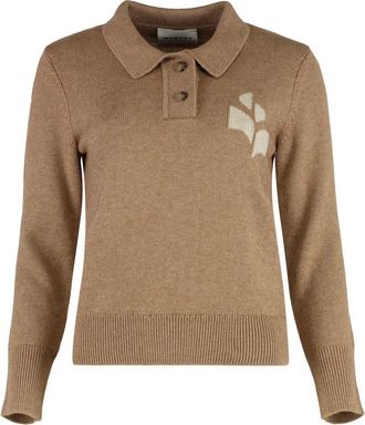Isabel Marant Truien & Vesten, Dames, Bruin, M, Katoen, Nola Sweater
