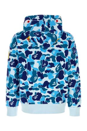 A Bathing Ape 001zpm301008m Blue Exterior: Cotton Felpe Sweater