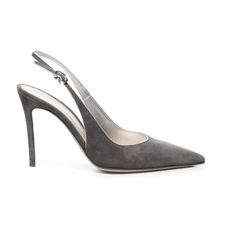 Gianvito Rossi Grey Suede Stiletto Heel Shoes