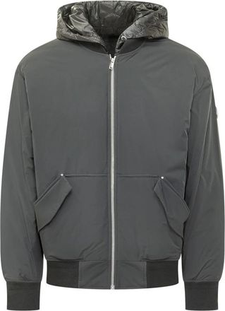 Moose Knuckles Brixton Bomber - Heren - Bomber jackets - Grijs - M - Nylon - Jassen