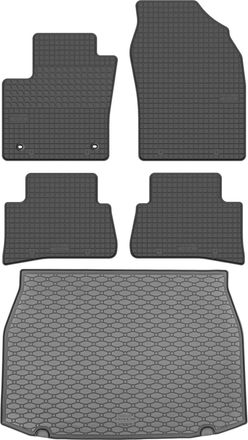 OEM Juego De Alfombrillas De Goma Para Coche Y Alfombrilla Para Maletero Para Toyota C-hr I Crossover (2017-2023)