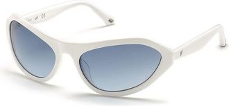 Web Eyewear White Plastic Womens Sunglasses