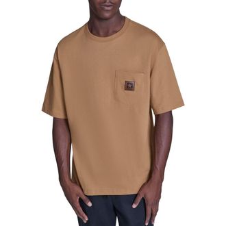 Converse Box Patch Tee in Honey Stick at Nordstrom, Size X-Large