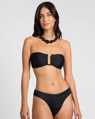 Onia Isla Bikini Top in Black at Nordstrom, Size X-Large