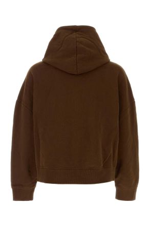 Entire studios Mens Chocolate Cotton Sweatshirt Brunette Exterior: Maglie
