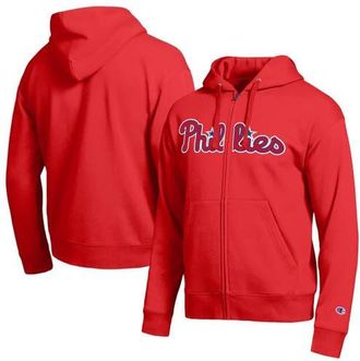 Champion Mens Champion Philadelphia Phillies Red All-Star Wordmark Full-Zip Hoodie at Nordstrom, Size Xx-Large
