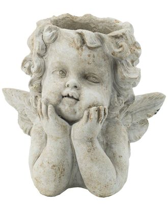 A&B Home Cherub Angel Outdoor Planter