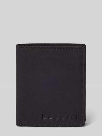 Bugatti Portemonnaie mit Label-Detail Modell Luca in BLACK, Gr&ouml;&szlig;e 1