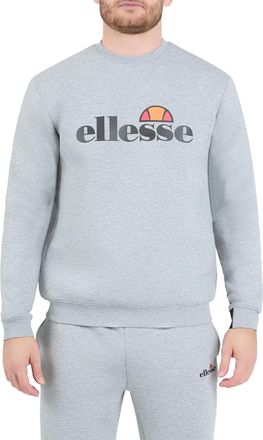 Ellesse Sweatshirt ELLESSE CORVARO SWEATSHIRT, Herren, Gr. XXL, light grau m, Obermaterial: 79% Polyester, 16% Viskose, 5% Elasthan, Sweatshirts Sweatshirt