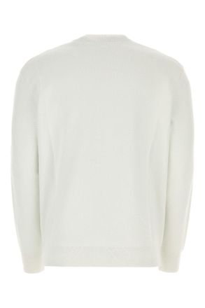 Maison Kitsun&eacute; Fox-Jacquard Knit Sweater - Beige