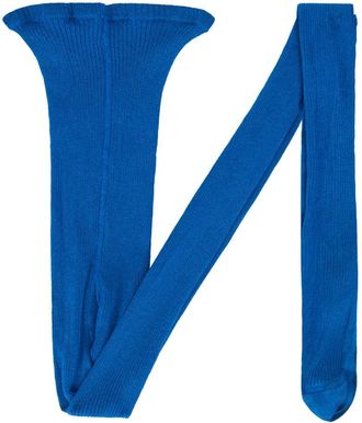 Red Valentino Panties met glanzende details - Dames - Pantys - Blauw - S/M - Ondergoed