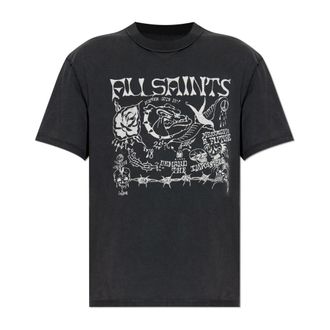 AllSaints T-Shirts, male, Black, Size: XS T-shirt Chingford