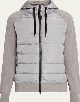 Canada Goose Mens Hybridge Huron Padded-Front Jacket