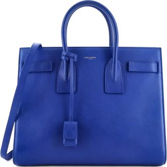 Saint Laurent Sac de Jour Bag Leather Small satchel - Blauw