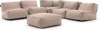 Manifesto Furniture Manifesto Lonato hoek zitzak loungeset 6-delig