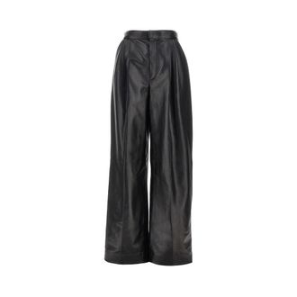 Bottega Veneta Nappa leather pants with darts Woman 42