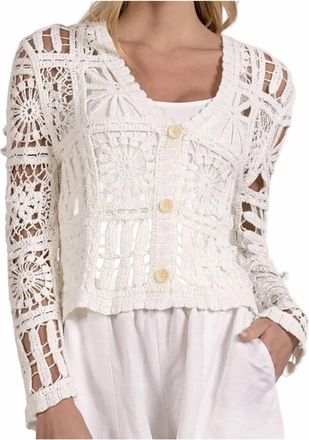 Elan Shay Cardigan In Natural