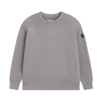 Ecoalf Urban Style Sweatshirt met Milieuboodschap - Dames - Sweatshirts - Grijs - M - Hoodies & sweatvesten