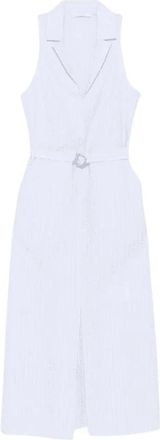 Patrizia Pepe Shirt Kleedjes - Dames - Shirt Kleedjes - Wit - L - Kleedjes