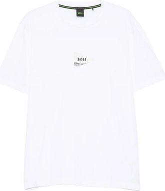 HUGO BOSS Logo-print Crew-neck T-shirt