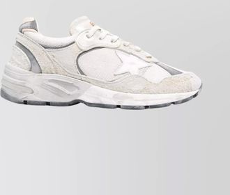 Golden Goose vintage mesh and suede sneakers