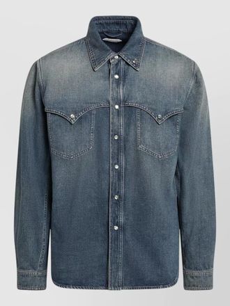 Versace long sleeve shirt point collar pockets