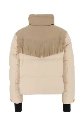 Moncler Bomber Down Jacket - Beige