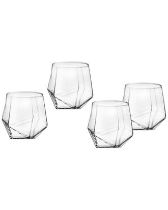 Godinger Isla Set Of Four 17Oz Double Old Fashioned Glasses