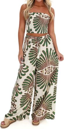 HYFVE Womens Palm Oasis Two Piece Set In Green