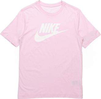 Nike Sportswear Classic Logo Printing Round Neck Short Sleeve Pink Red Pinkred AR5005-663