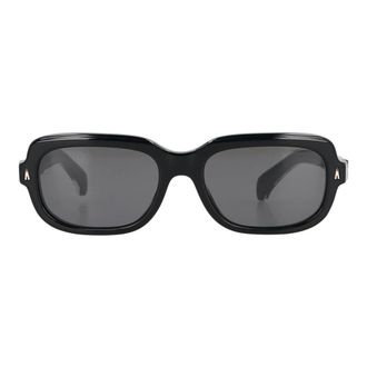 Moncler Suntrap Rectangular Frame Sunglasses