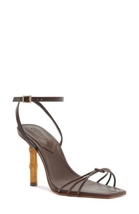 Schutz Haven Ankle Strap Sandal in Root Brown at Nordstrom, Size 9.5