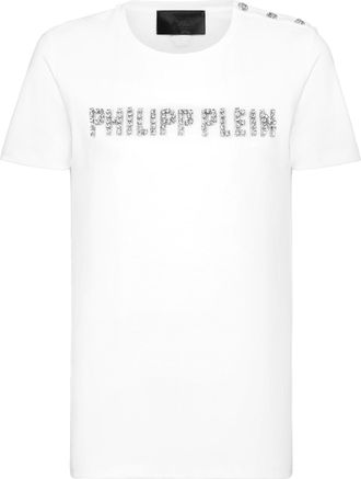 Philipp Plein T-shirt Round Neck SS Crystal Plein