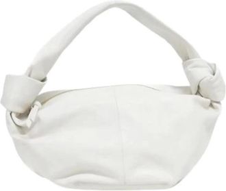Bottega Veneta Pre-owned Handbags, female, White, Size: ONE SIZE Pre-owned Calf Handbag