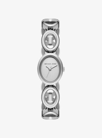 Michael Kors Mini Maude Silver-Tone Link Watch