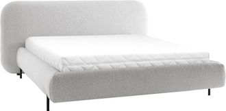 Petits Meubles Cama arc&oacute;n 160x200 con somier madera de pino gris claro