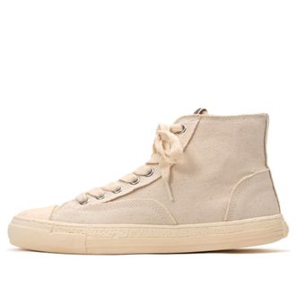 Miharayasuhiro PAST Sole Canvas High-top Sneaker White S09FW204-WHT