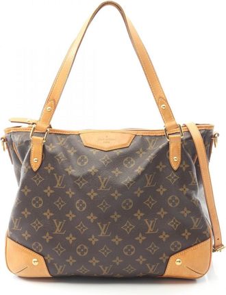 Louis Vuitton Brown Coated Canvas Tote Bag (Pre-Owned)
