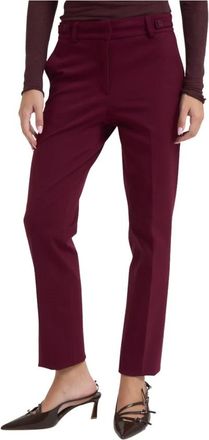 Manila Grace Mujer, Pantalones, Rojo, Talla: 2XS