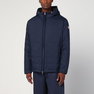 Moncler Caracara puffer jacket in blue cotton blend