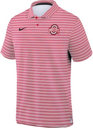Nike Ohio State Primetime Nike Mens Dri-FIT College Polo in Red | 00HT090KOH-FXT