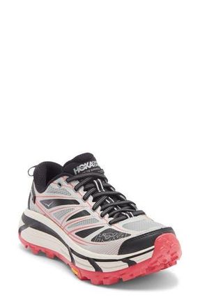 Hoka One One Gender Inclusive Mafate Speed 2 Sneaker in Galactic Grey /Ruby Red at Nordstrom Rack, Size 11.5 Womens / 10.5 Mens