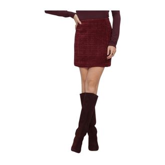 Freebird by Steven Sally Mini Rok - Dames - Rokken - Rood - Maat: S Wol