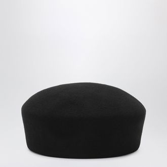 Frankie Shop Cappello pillbox Noxley nero in lana